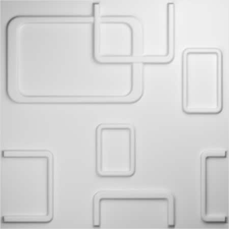 Ekena Millwork 19 5/8in. W x 19 5/8in. H Odessa EnduraWall Decor 3D Wall Panel Covers, Total 32.1 Sq. Ft., 12PK WP20X20ODWH-CASE-12